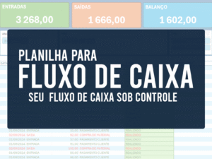 Planilha para Fluxo de Caixa
