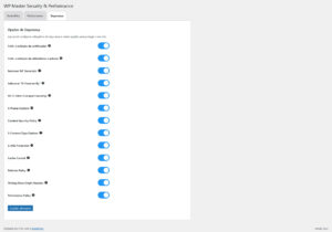 WP MASTER SECURITY AND PERFOMANCE